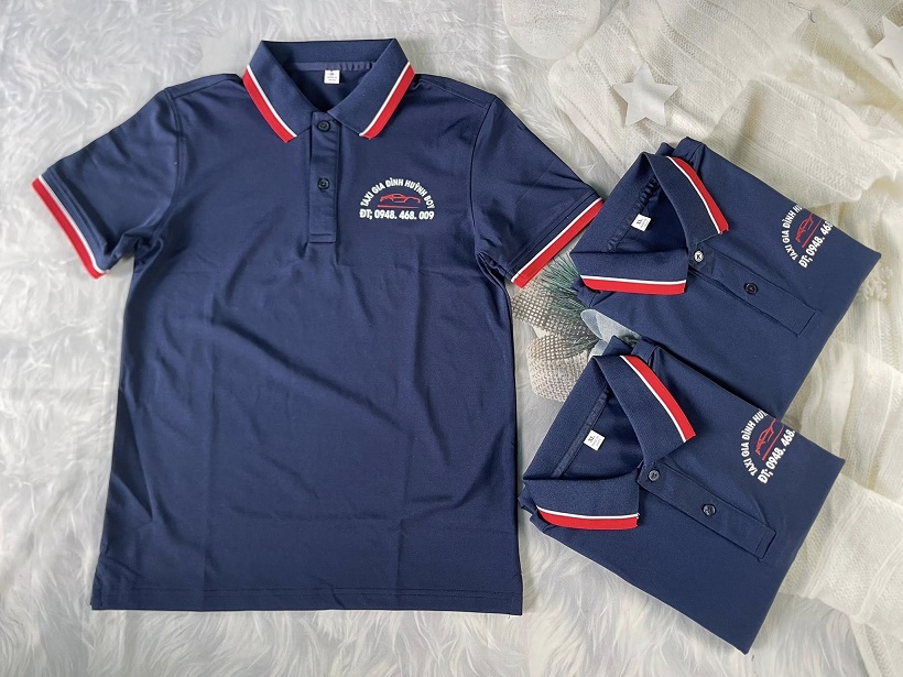 BST Polo poly mix 2 sọc