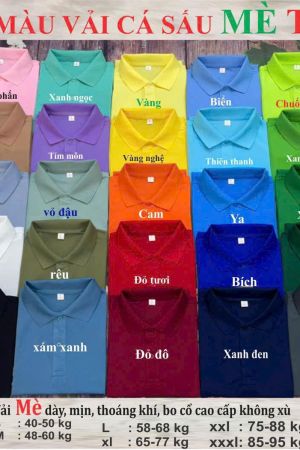 BST Polo cá sấu mè basic BST Polo cá sấu mè basic