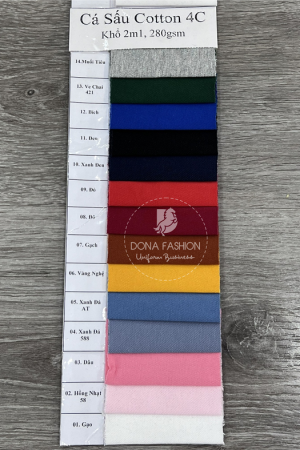 VẢI THUN CÁ SẤU 100% COTTON-4C VẢI THUN CÁ SẤU 100% COTTON-4C