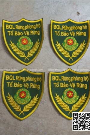 Thêu Logo BQL Rừng  Thêu Logo BQL Rừng