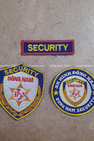 Thêu logo bảo vệ An Ninh Đông Nam Thêu logo bảo vệ An Ninh Đông Nam