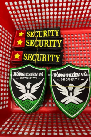 Thêu logo bảo vệ TLG02 Thêu logo bảo vệ TLG02