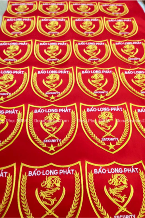 Thêu logo bảo vệ TVT02 Thêu logo bảo vệ TVT02