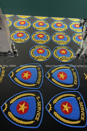 Thêu logo bảo vệ TL06 Thêu logo bảo vệ TL06