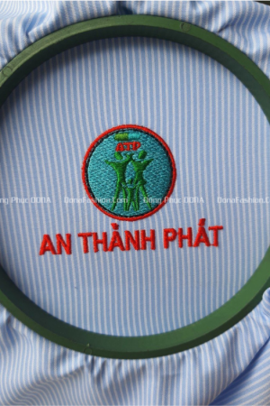 Thêu áo sơ mi đồng phục TVT01 Thêu áo sơ mi đồng phục TVT01