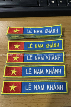 Thêu logo tên công ty Thêu logo tên công ty