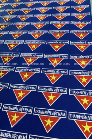Thêu logo THANH NIÊN VIỆT NAM Thêu logo THANH NIÊN VIỆT NAM
