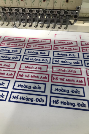 Thêu tên rời vi tính TLG07 Thêu tên rời vi tính TLG07