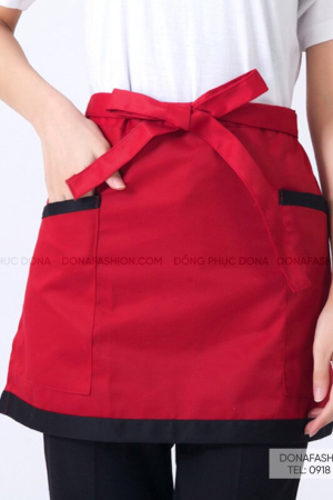 Tạp dề ngắn phối MẪU 01  Tạp dề ngắn phối MẪU 01