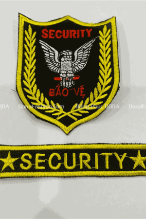 Thêu logo BẢO VỆ CON Ó SECURITY Thêu logo BẢO VỆ CON Ó SECURITY