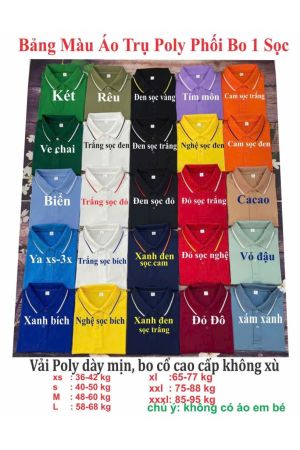 BST Polo poly basic 1 sọc BST Polo poly basic 1 sọc