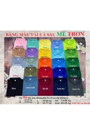 BST Polo cá sấu mè basic BST Polo cá sấu mè basic