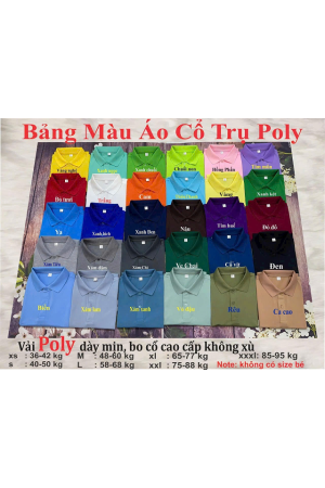 BST Polo poly basic 1 màu BST Polo poly basic 1 màu