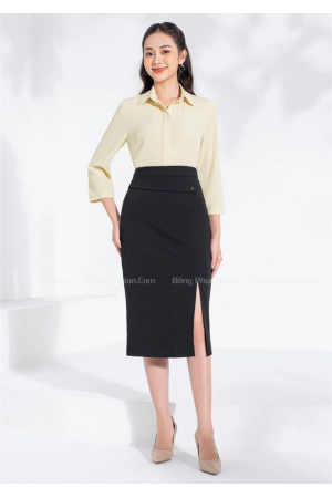 CHÂN VÁY ÔM XẺ  CHÂN VÁY ÔM XẺ