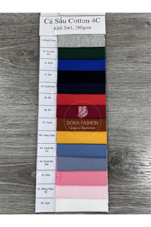 VẢI THUN CÁ SẤU 100% COTTON-4C VẢI THUN CÁ SẤU 100% COTTON-4C