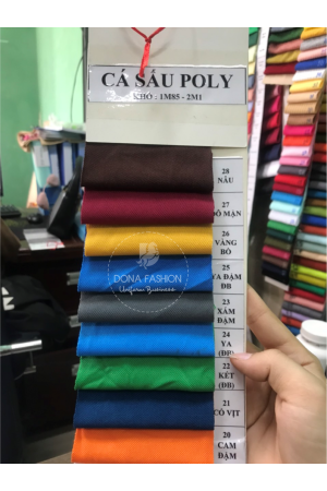 VẢI THUN CÁ SẤU POLY 4C VẢI THUN CÁ SẤU POLY 4C