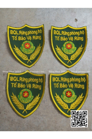 Thêu Logo BQL Rừng  Thêu Logo BQL Rừng