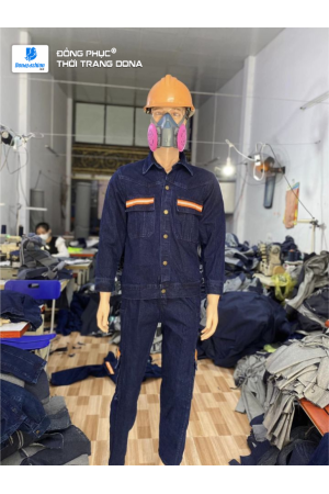 Quần áo jean điện lực J01 Quần áo jean điện lực J01