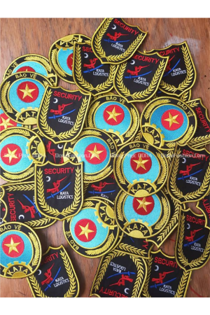 Thêu logo công ty bảo vệ Thêu logo công ty bảo vệ