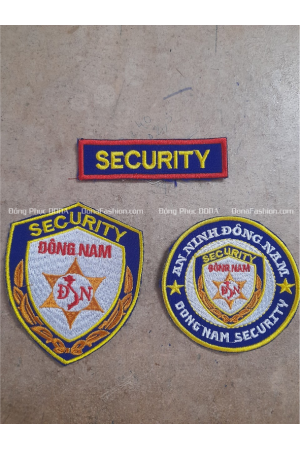 Thêu logo bảo vệ An Ninh Đông Nam Thêu logo bảo vệ An Ninh Đông Nam