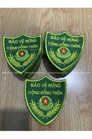 Thêu logo BẢO VỆ RỪNG Thêu logo BẢO VỆ RỪNG