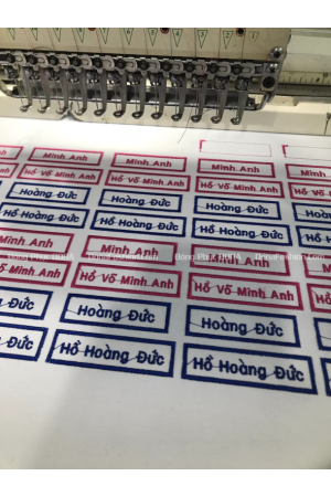 Thêu tên rời vi tính TLG07 Thêu tên rời vi tính TLG07