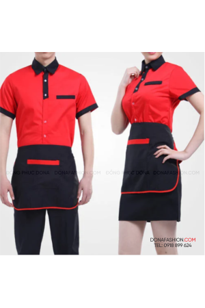 Tạp dề ngắn Mẫu 02 Tạp dề ngắn Mẫu 02